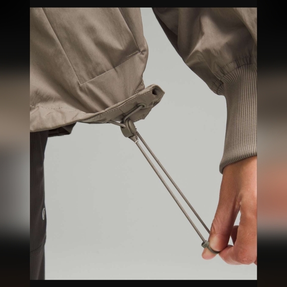 Lululemon Lightweight Hem-Cinch Bomber Jacket Nomad - Picture 2 of 10